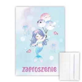zaproszenia-na-urodziny-dla-dzieci-syrenka-dla-dziewczynek-pastelowe-1szt