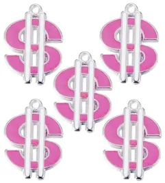 zawieszka-emaliowana-dolar-pieniadz-waluta-rozowy-do-bizuterii-metal-5szt