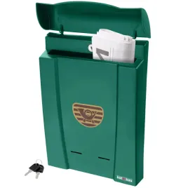 skrzynka-pocztowa-wrzutnik-na-listy-poczte-do-domu-pcv-zielona-40x28-klucze