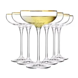 krosno-kieliszki-do-szampana-niskie-240ml-gold-b575-6szt