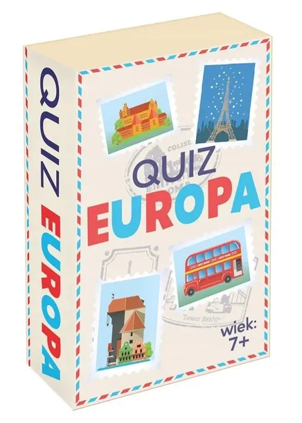 mikro KARTY gra rodzinna QUIZ EUROPA Kangur