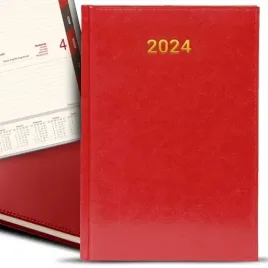 kalendarz-ksiazkowy-a5-2024-czerwony-terminarz
