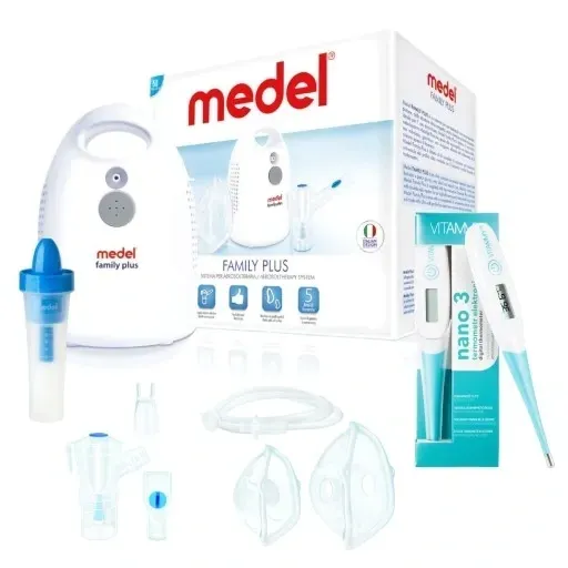 Inhalator nebulizator MEDEL FAMILY PLUS +GRATIS