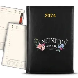 kalendarz-2024-planer-dzienny-nieskonczonosc-wzory