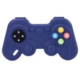 gryzak-uspakajajacy-dla-niemowlat-gamepad-niebieska-zabawka-uspokajajaca
