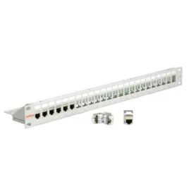 roline-cat-6-19-keystone-patch-panel-stp-light-grey