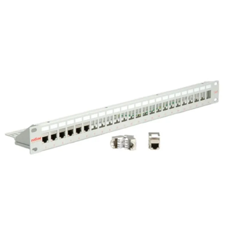 roline-cat-6-19-keystone-patch-panel-stp-light-grey