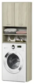 wysoki-regal-lazienkowy-l-64-sonoma-w-kolorze-bialym-z-polkami-przeznaczony-do-umieszczenia-nad-pralka-o-wymiarach-180x64x35-cm