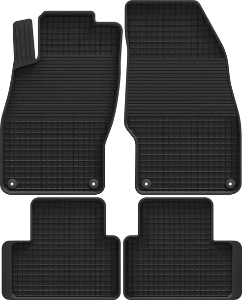 OPEL CORSA D E (2006-2019) dywaniki gumowe KORYTKO 2cm + STOPERY