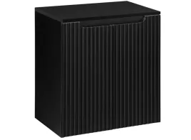czarna-szafka-pod-umywalke-z-blatem-50-cm-wiszaca-ryflowane-fronty-2-drzwi