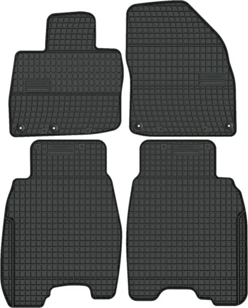HONDA CIVIC VIII UFO (06-11) SOLIDNE dywaniki gumowe NA WYMIAR + STOPERY