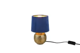 lampa-stolowa-nocna-ceramiczna-zlota-granatowa-aksamit-z-abazurem-26-cm-rl