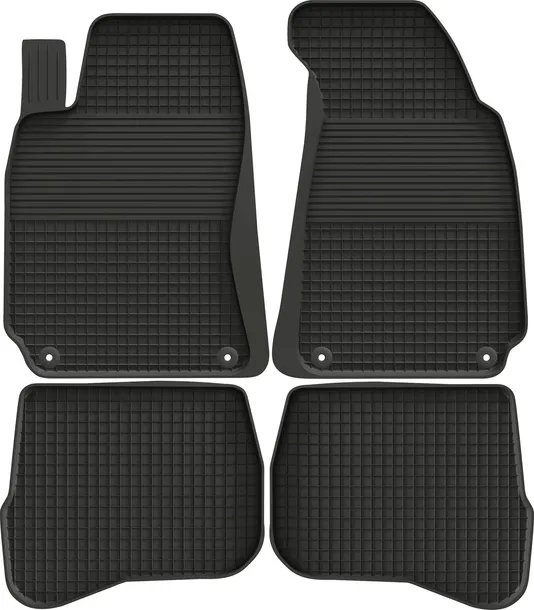 VW PASSAT B5 / B5 FL (1996-2005) dywaniki gumowe KORYTKO 2cm + STOPERY
