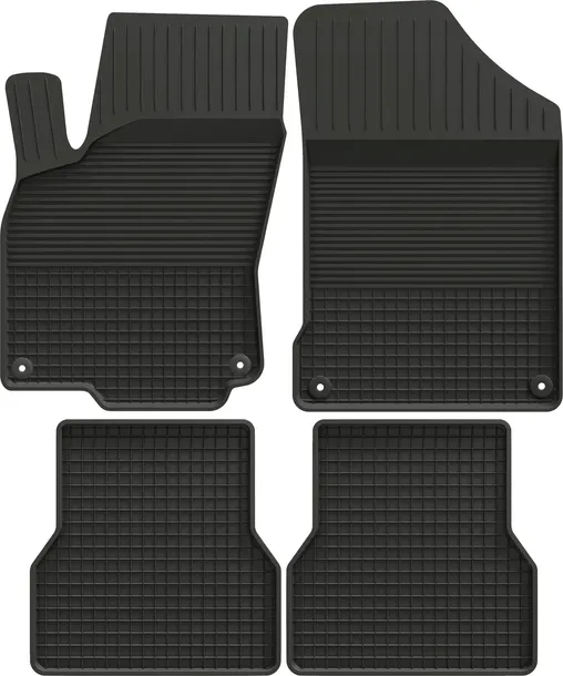 OPEL MERIVA A (2002-2010) dywaniki gumowe KORYTKO 2cm + STOPERY