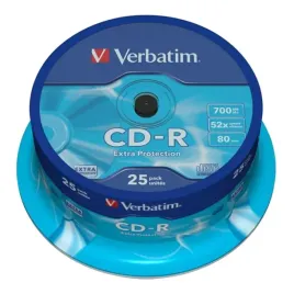 verbatim-cd-r-80min-700mb-x52-extra-protecion-cake-25-szt