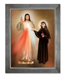 obraz-jezu-ufam-tobie-i-s-faustyna-rama-srebrna-20-cm-x-25-cm