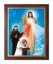 obraz-jezus-jan-pawel-ii-i-s-faustyna-rama-zloty-pasek-30-cm-x-40-cm