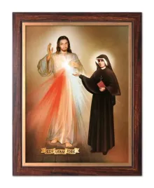 obraz-jezu-ufam-tobie-i-s-faustyna-rama-zloty-pasek-30-cm-x-40-cm
