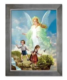 obraz-religijny-dla-dzieci-aniol-stroz-rama-srebrna-50-cm-x-70-cm