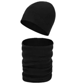 czapka-i-komin-polarowy-beanie-czarna-zestaw-camo