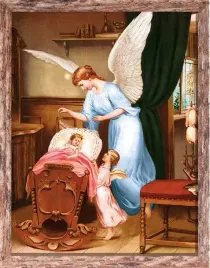 obraz-religijny-dla-dzieci-aniol-stroz-rama-brazowa-50-cm-x-70-cm