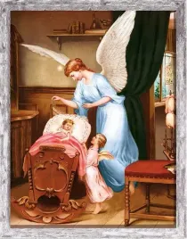 obraz-religijny-dla-dzieci-aniol-stroz-rama-szara-20-cm-x-25-cm