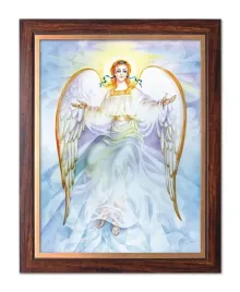 rysunek-religijny-dla-dzieci-aniol-stroz-rama-zloty-pasek-30-cm-x-40-cm