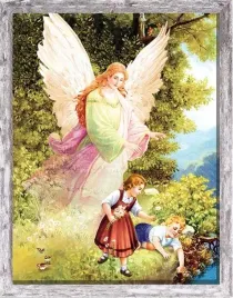 obraz-religijny-dla-dzieci-aniol-stroz-rama-szara-30-cm-x-40-cm