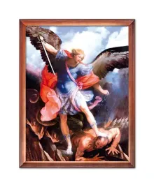 obraz-swiety-michal-archaniol-rama-szara-z-przetarciami-30-cm-x-40-cm