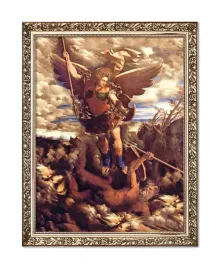 obraz-swiety-michal-archaniol-rama-z-ornamentem-20-cm-x-25-cm