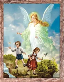 obraz-religijny-dla-dzieci-aniol-stroz-rama-brazowa-50-cm-x-70-cm
