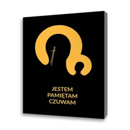 obraz-na-plotnie-jestem-pamietam-czuwam