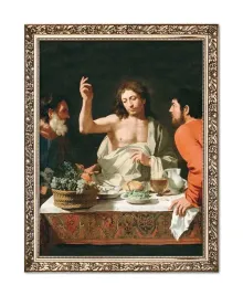 obraz-religijny-spotkanie-w-emaus-rama-z-ornamentem-30-cm-x-40-cm
