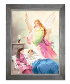 obraz-religijny-dla-dzieci-aniol-stroz-rama-srebrna-30-cm-x-40-cm
