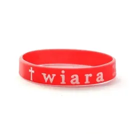 opaska-silikonowa-wiara-czerwony