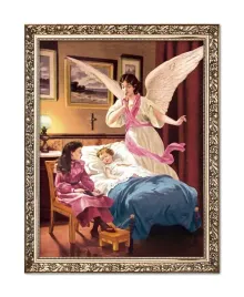 obraz-religijny-dla-dzieci-aniol-stroz-rama-z-ornamentem-50-cm-x-70-cm