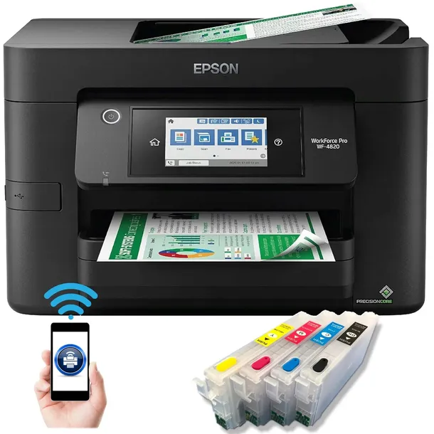 DRUKARKA WIELOFUNKCYJNA Epson WF-4820 Szuflada WiFi Duplex Wieczne tusze