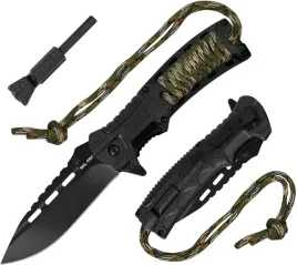noz-skladany-taktyczny-wojskowy-edc-mil-tec-krzesiwo-linka-paracord