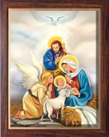 obraz-w-ramie-30x40-swieta-rodzina-rysowany