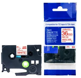 tasma-do-brother-tz-262-36mm-biala-czerwony-nadruk