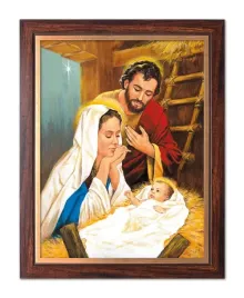obraz-w-ramie-30x40-swieta-rodzina-drabina