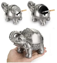 popielniczka-z-pokrywka-obrotowa-zamykana-slon-srebrna-ozdobna