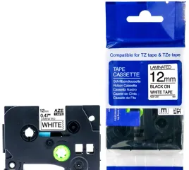 tasma-do-brother-tze-231-tz-231-tz231-biala-tasma-12mm-czarny-nadruk