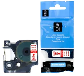 tasma-do-dymo-d1-45015-12mm-biala-czerwony