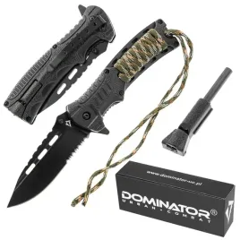 noz-skladany-taktyczny-wojskowy-dominator-krzesiwo-linka-paracord