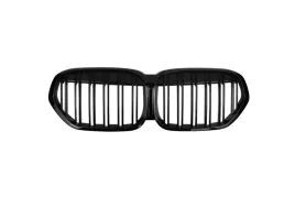 front-grille-gloss-czarny-bmw-x1-f48-facelift-2019-2022-podwojne-zeber