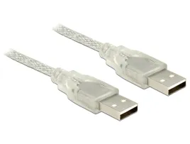 delock-0-5m-2xusb2-0-a-kabel-usb-usb-2-0-05-m-usb-a-przezroczysty