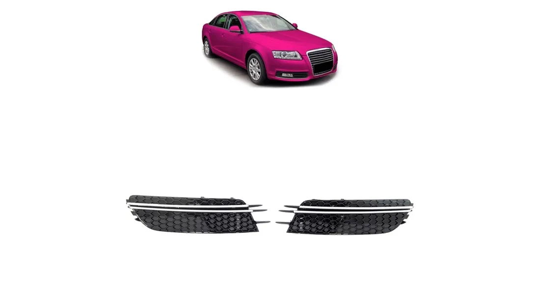 ramka-halogenow-audi-a6-c7-chrome-black-stan-nowy