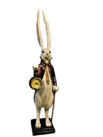 figurka-figura-zajac-krolik-z-zegarem-model-i