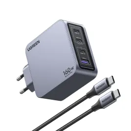 ugreen-nexode-pro-160w-gan-charger-with-usb-c-cable-uniwersalne-czarny